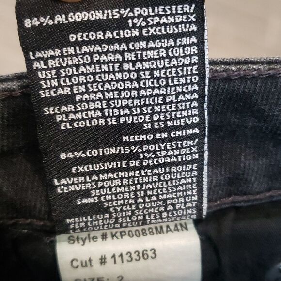 Kut From The Kloth Black Washed Jeans - Picture 7 of 9